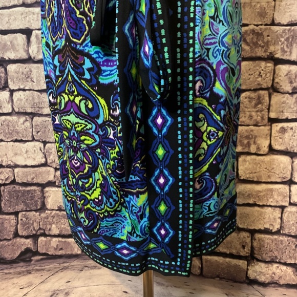 Premise Dress Faux Wrap Dress Size M - Picture 4 of 11